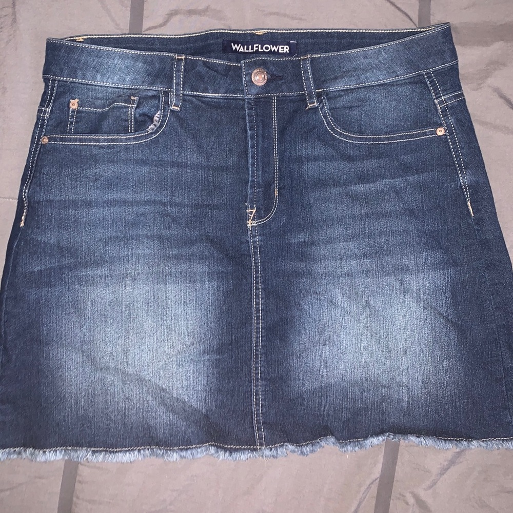 Wallflower Denim Skirt